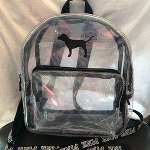 Adorable Victorias Secrets Pink small backpack!